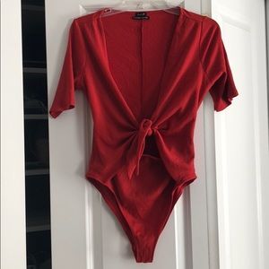 Tie Front Bodysuit